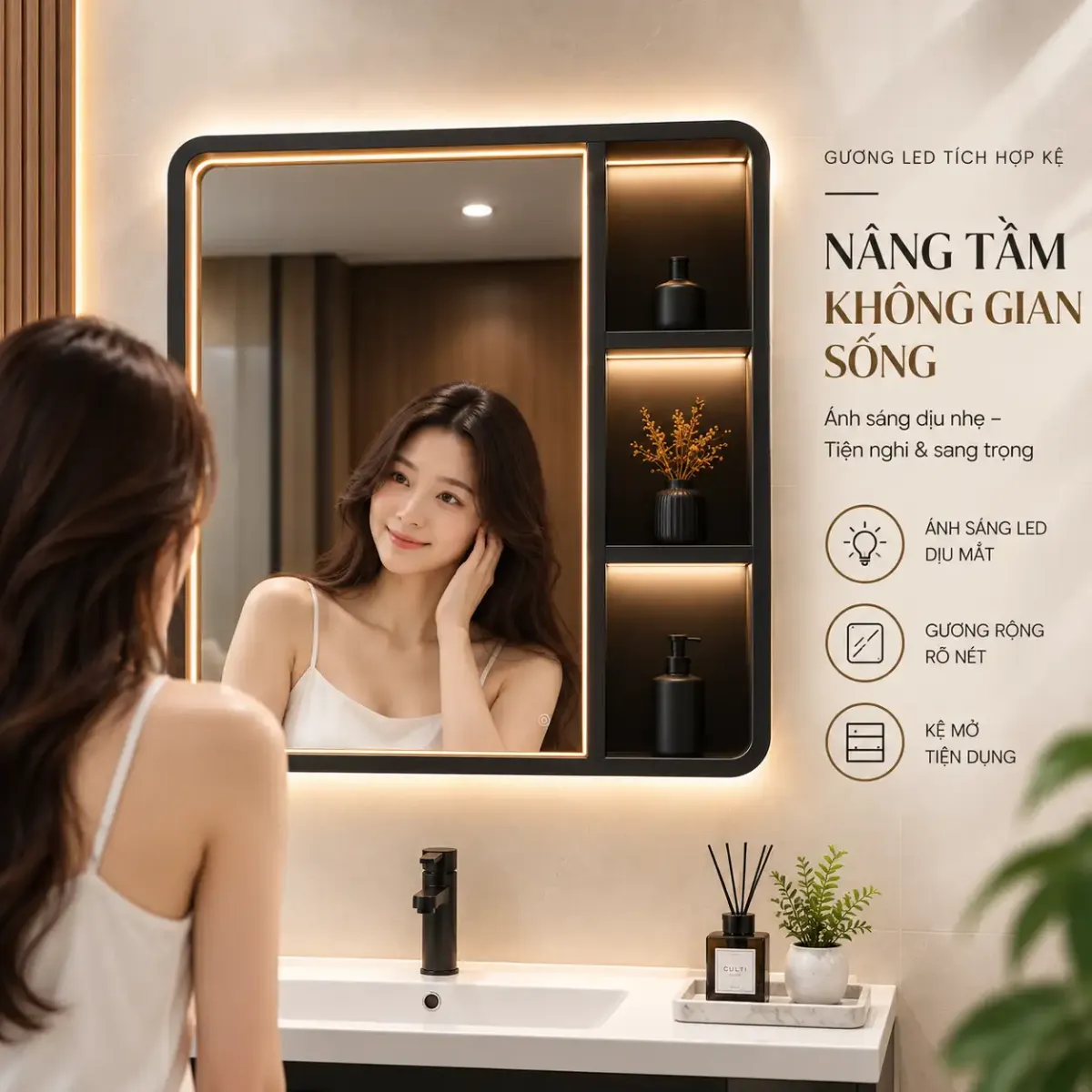 Tủ Lavabo Sứ Cao Cấp TN2260