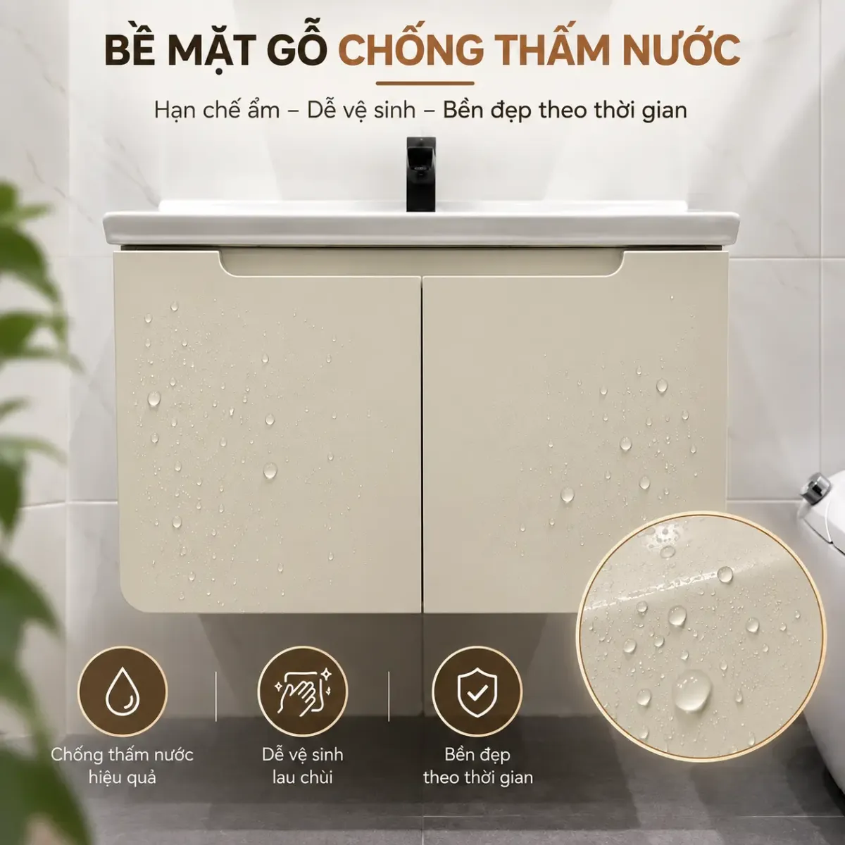 Tủ Lavabo Sứ Cao Cấp TN2380