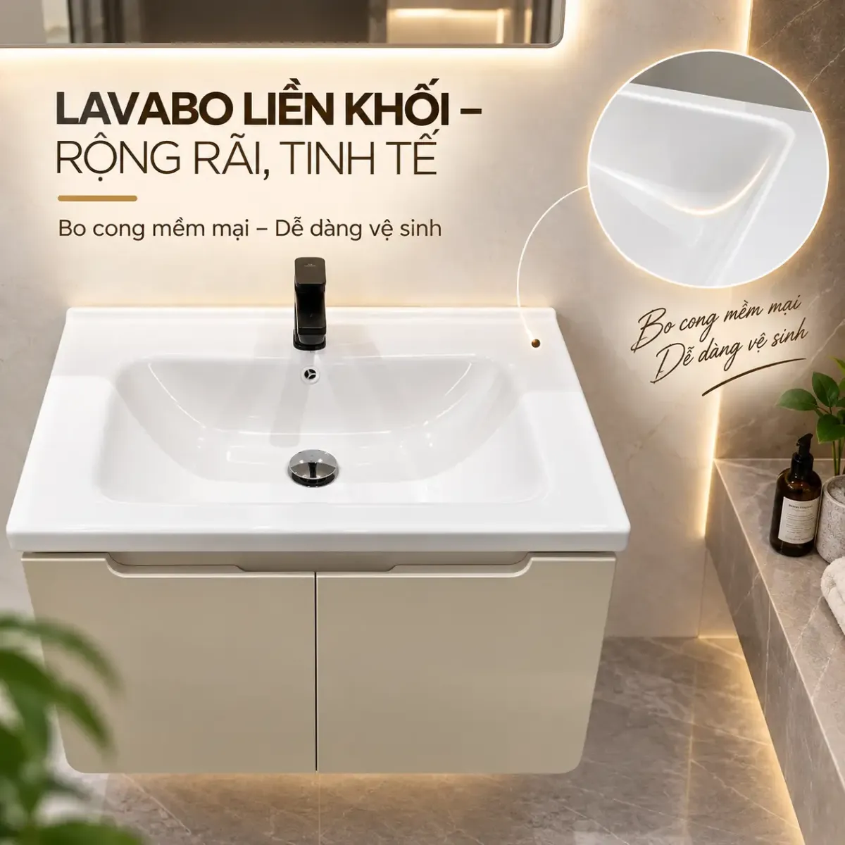 Tủ Lavabo sứ cao cấp TN-2360