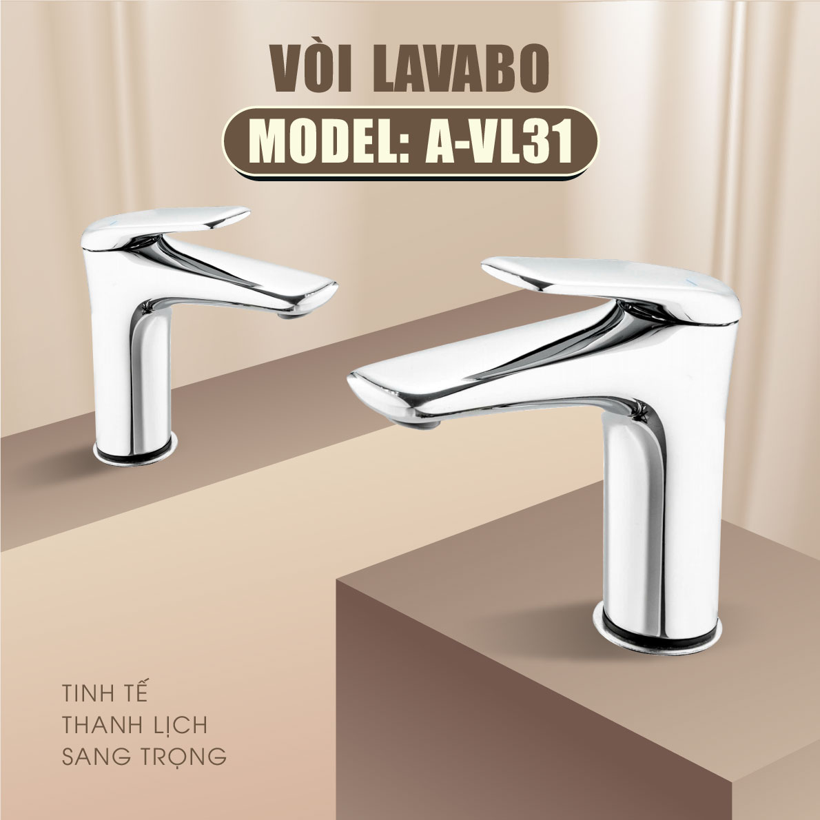 Vòi Lavabo Nóng Lạnh Fotari A-VL31 1