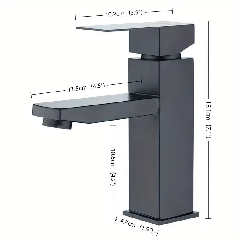 Vòi Lavabo Nóng Lạnh Inox Fotari F-3036A