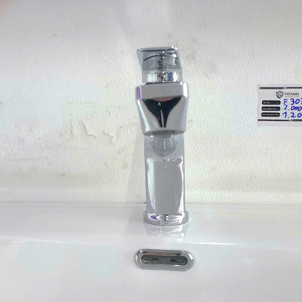 Vòi nước lavabo đồng thau Fotari F-3035T
