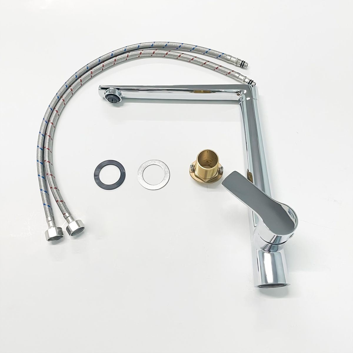 Vòi chén nóng lạnh đồng thau mạ Crom A-401-3