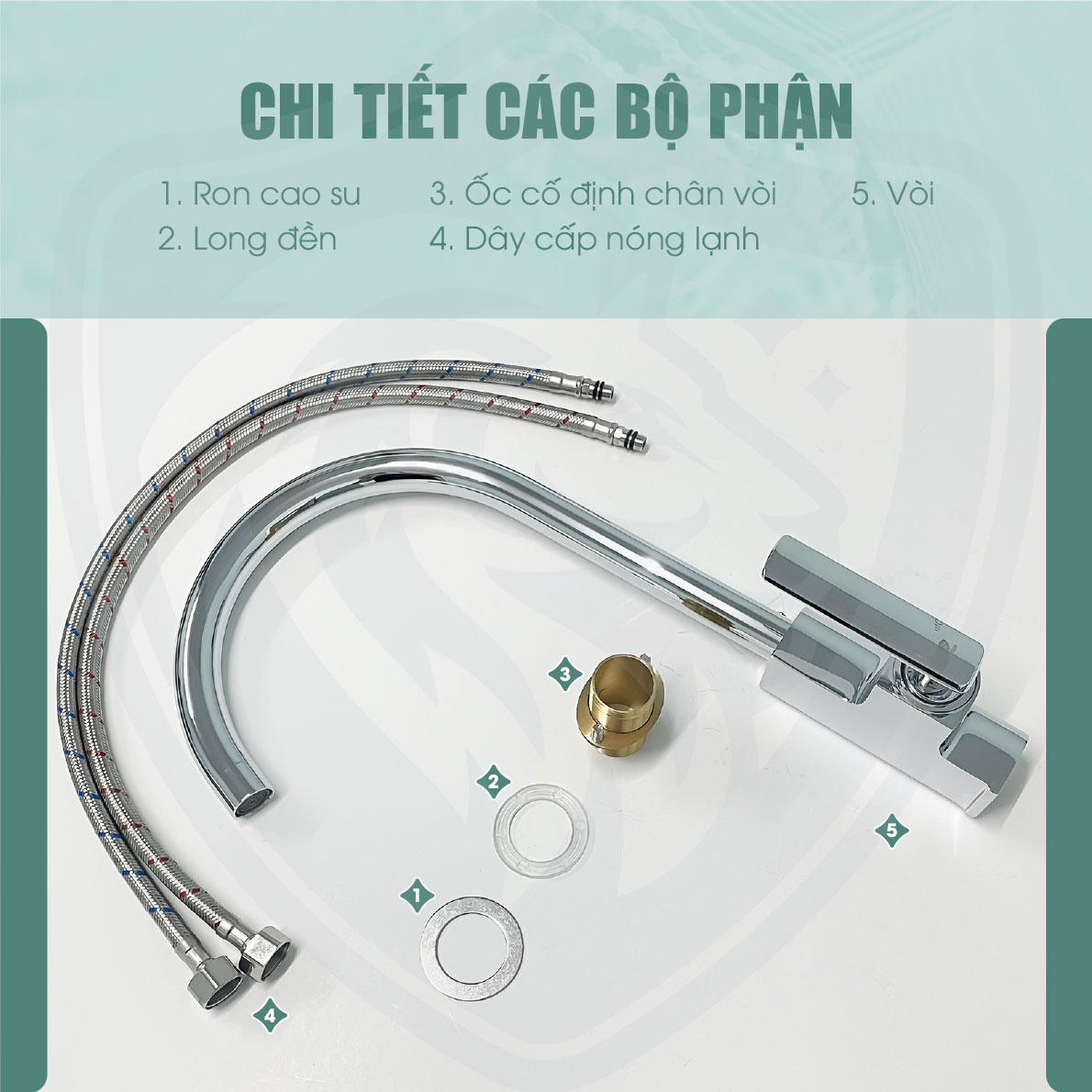 Các bộ phận vòi chén nóng lạnh AVC42