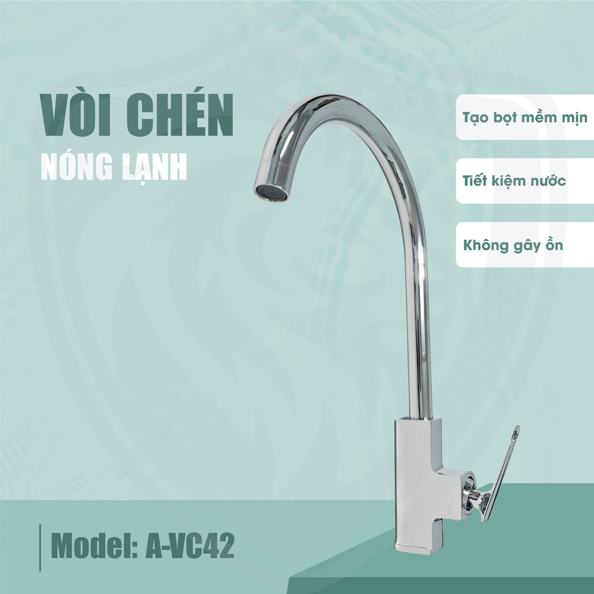 Vòi chén nóng lạnh AVC42 4