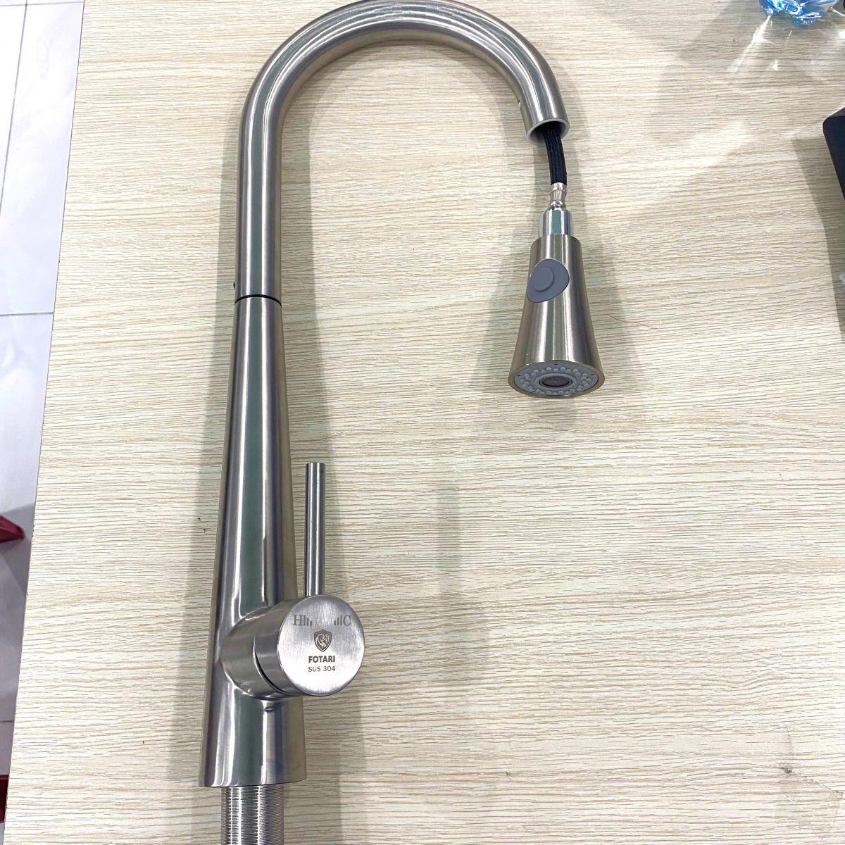 Vòi nước rửa chén Inox 304 Fotari F-4021