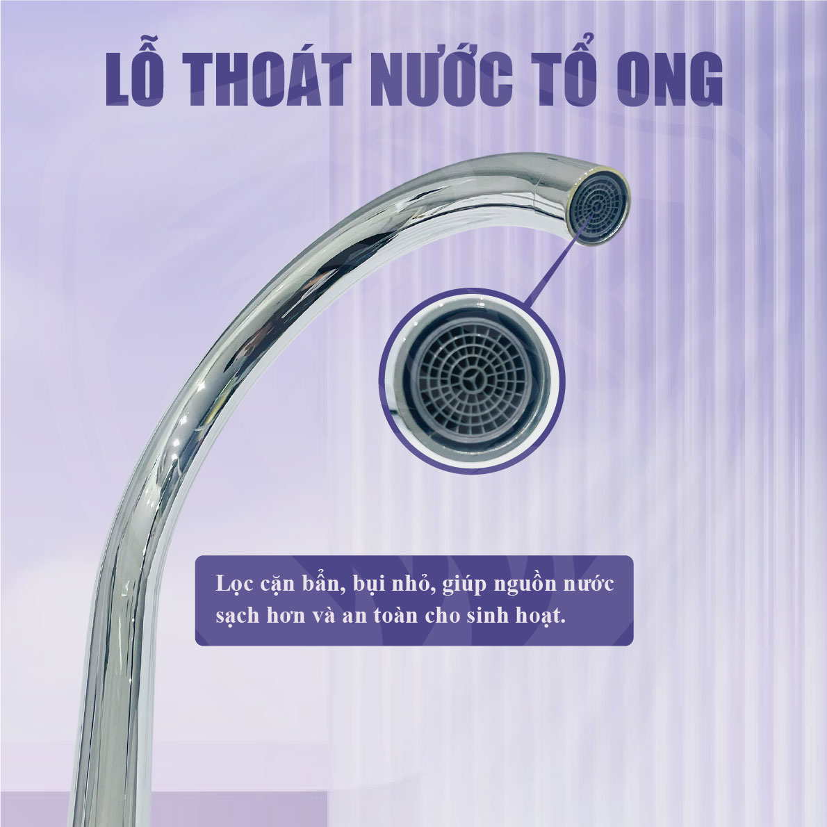 Vòi Nước Rửa Bát Nóng Lạnh Fotari F-4015