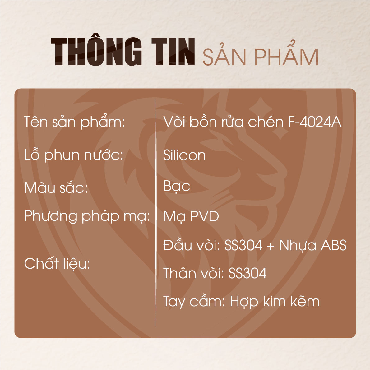 Vòi Chén Xoay Nóng Lạnh Fotari F-4024A 