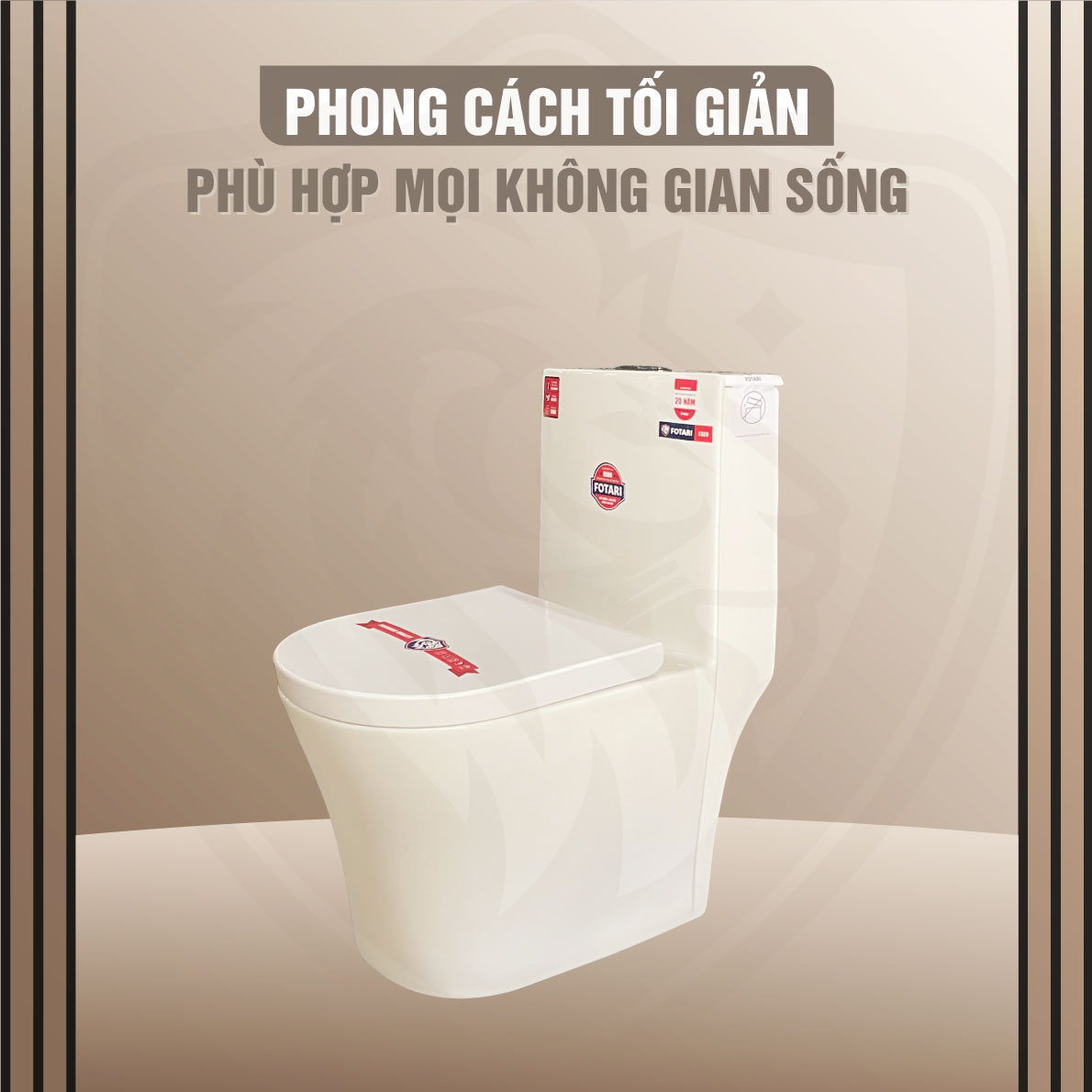 Bồn Cầu Sứ Nguyên Khối 1325 