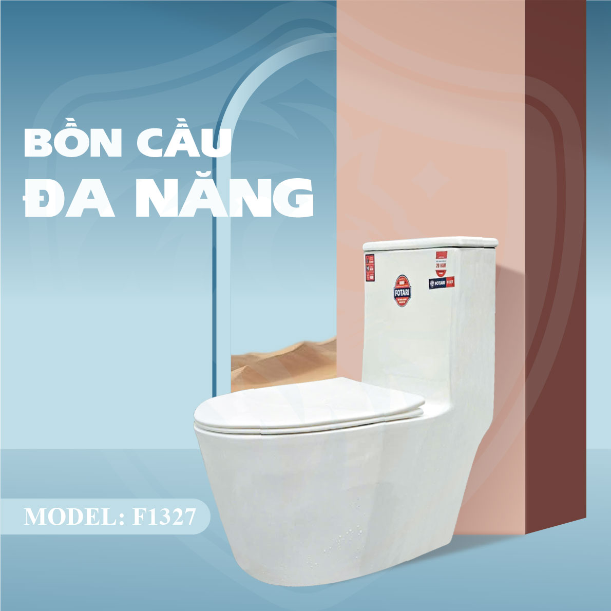 Bồn Cầu Sứ Fotari 1327
