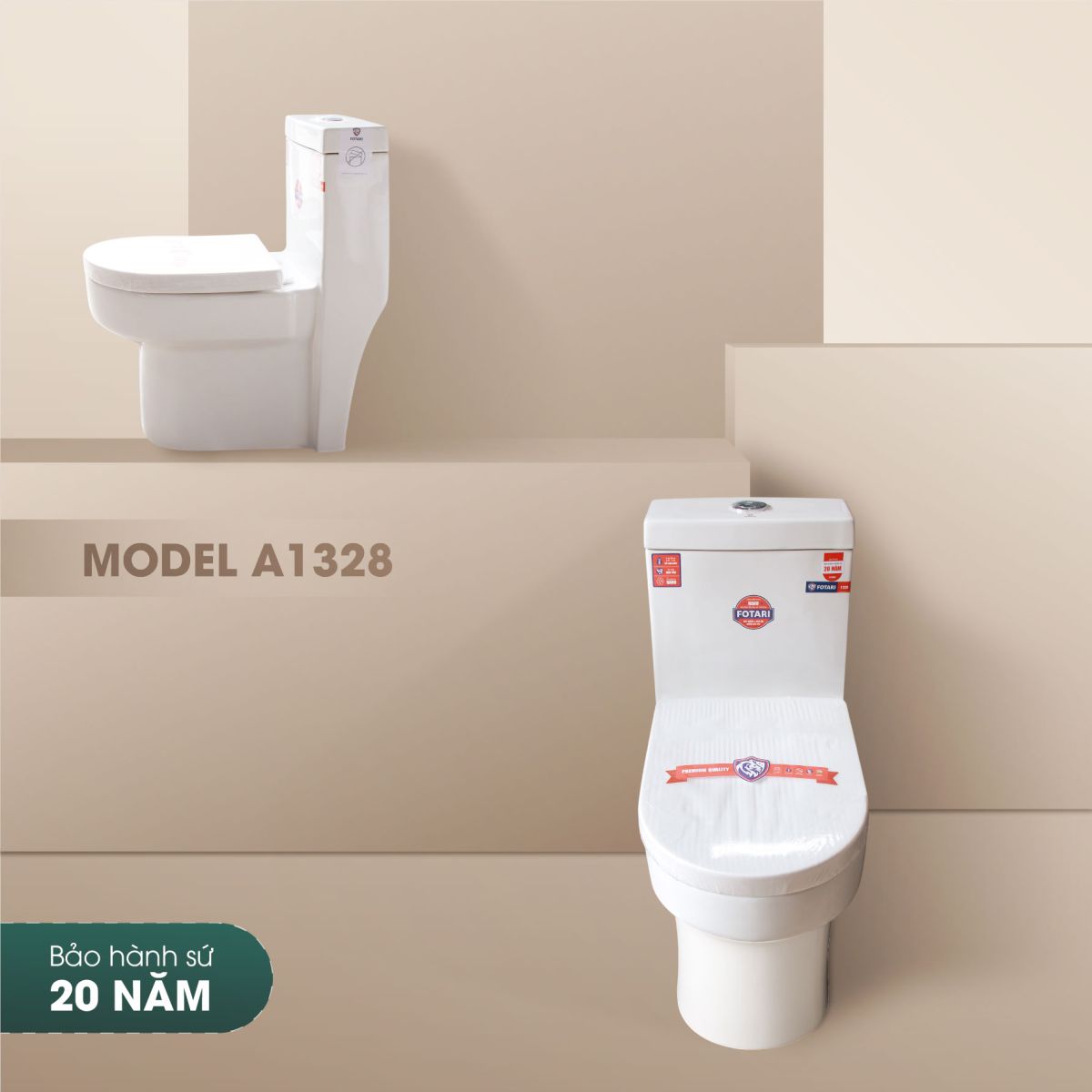 Bồn Cầu Liền Khối FOTARI 1328 1