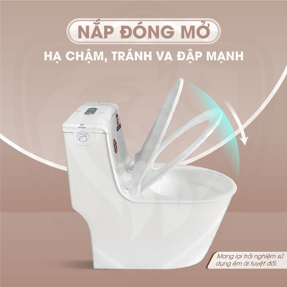 Bồn Cầu Liền Khối Fotari 1368 