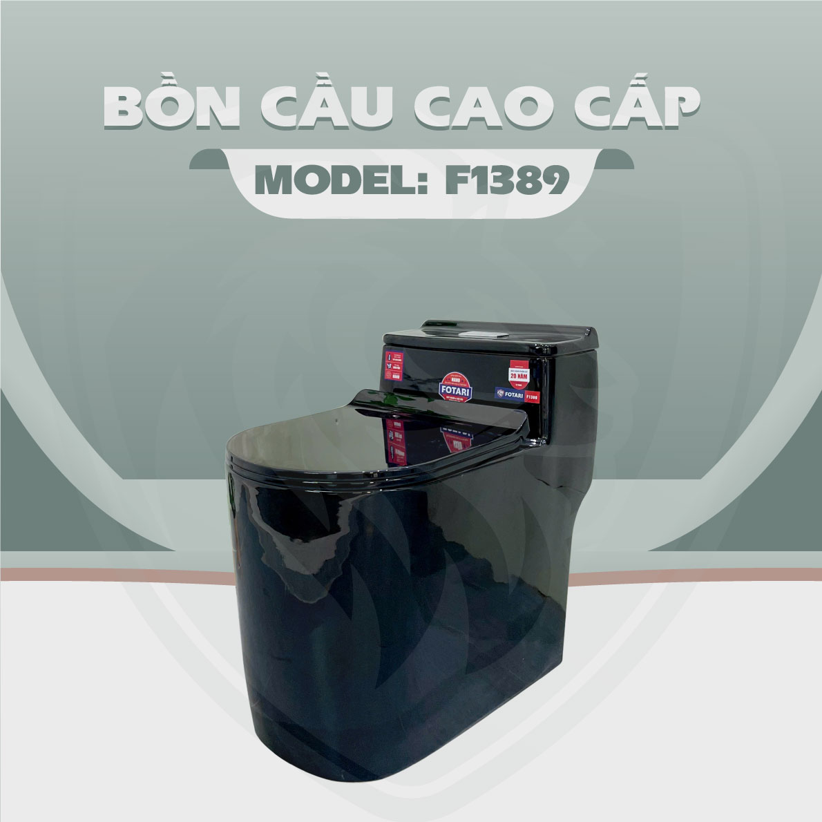 Bồn Cầu Sứ Fotari 1389