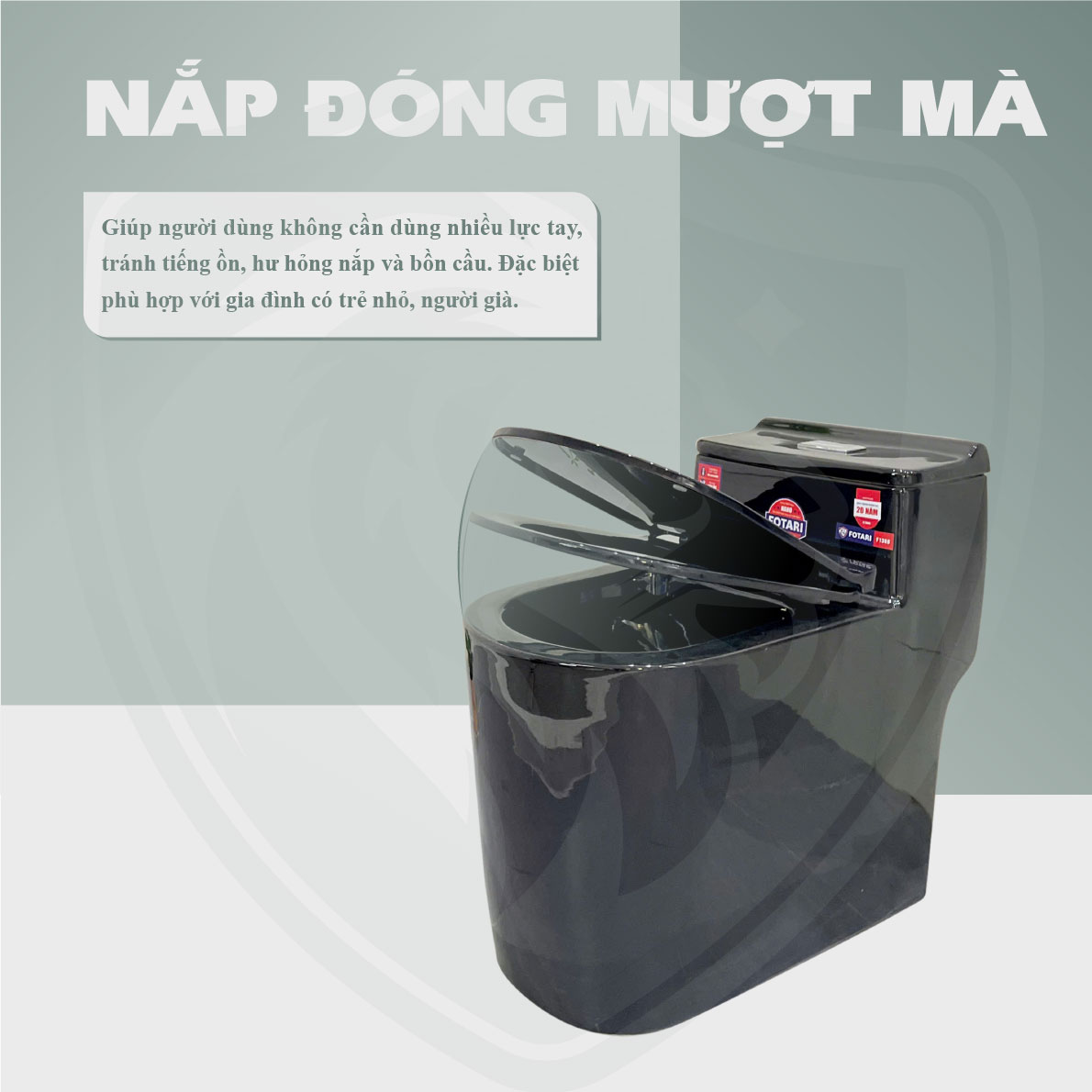 Bồn Cầu Sứ Fotari 1389