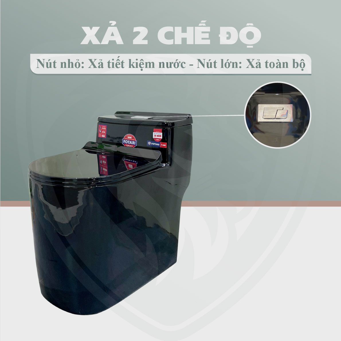 Bồn Cầu Sứ Fotari 1389