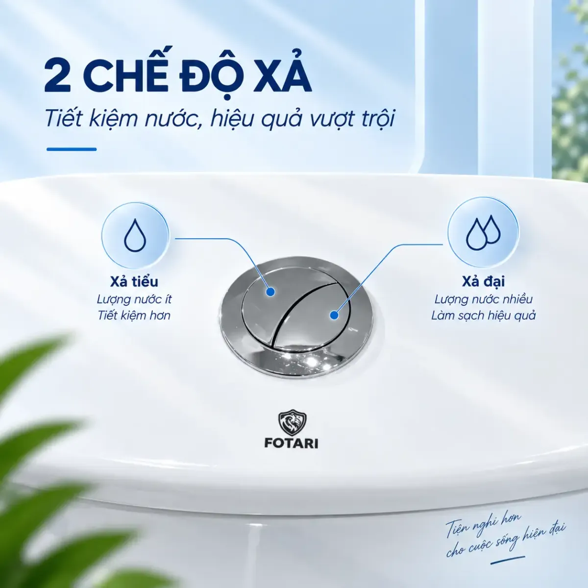 Bồn cầu nguyên khối nano ceramic F1662