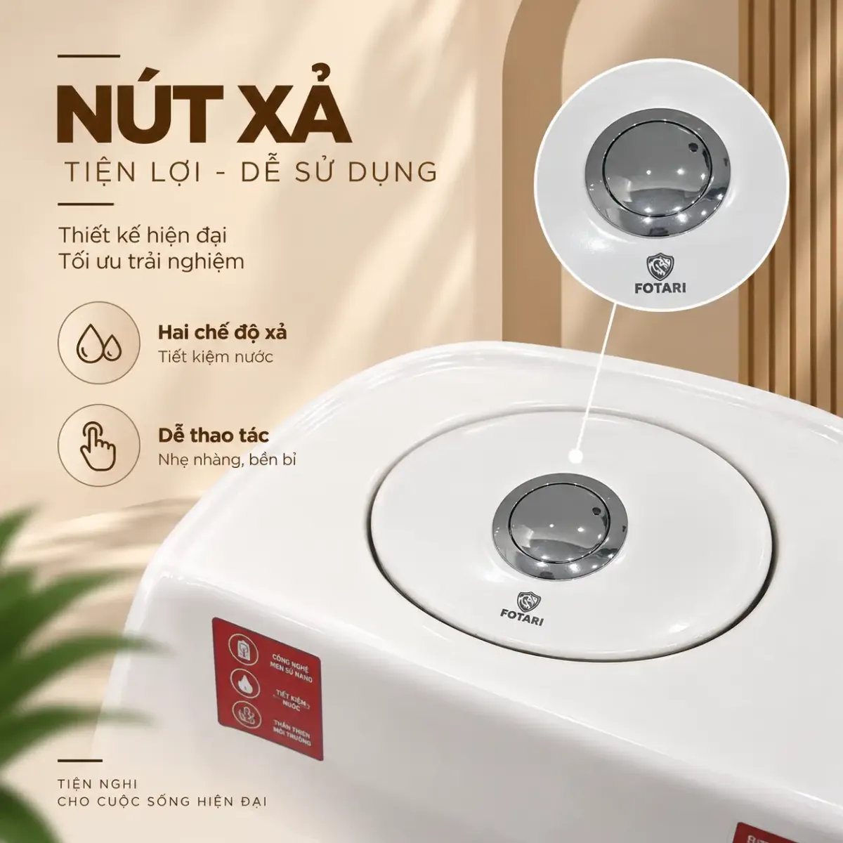Bồn cầu nguyên khối nano ceramic A-1998