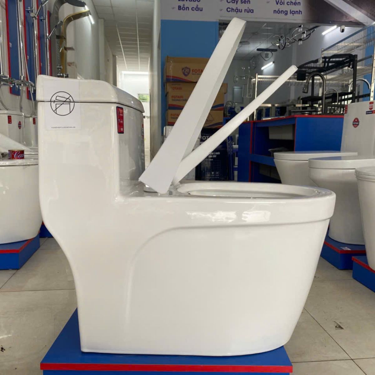 Ảnh chụp thực tế bồn cầu khối sứ Fotari 2526 2
