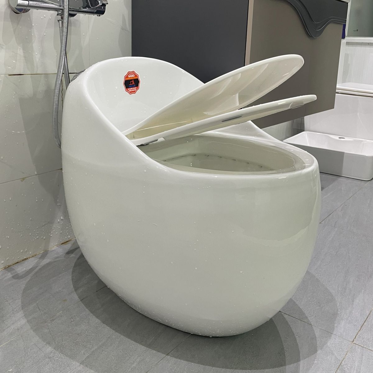 Bồn Cầu Trứng Khủng Long Fotari 6879 18