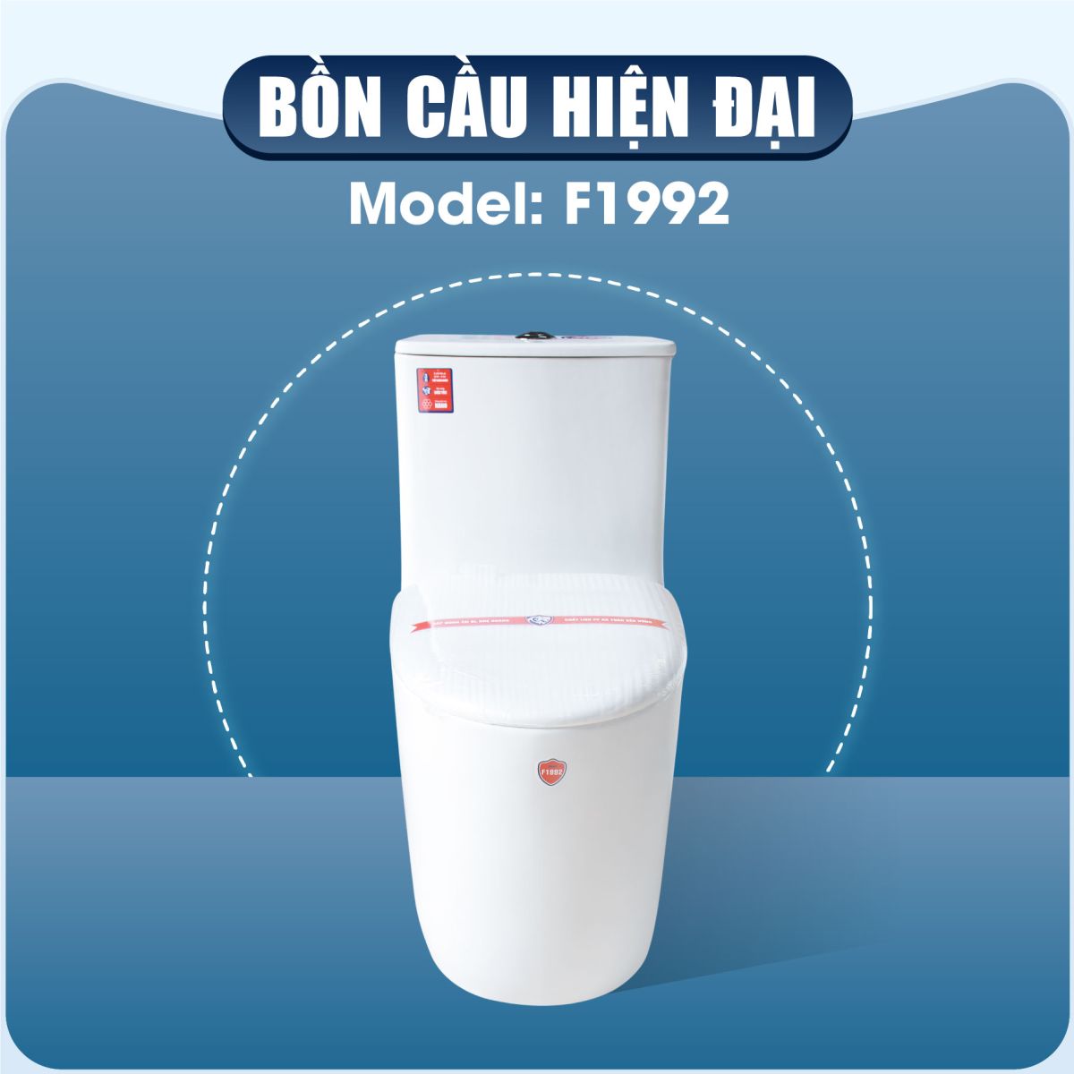 Bồn Cầu Sứ 1 Khối A-1992 1