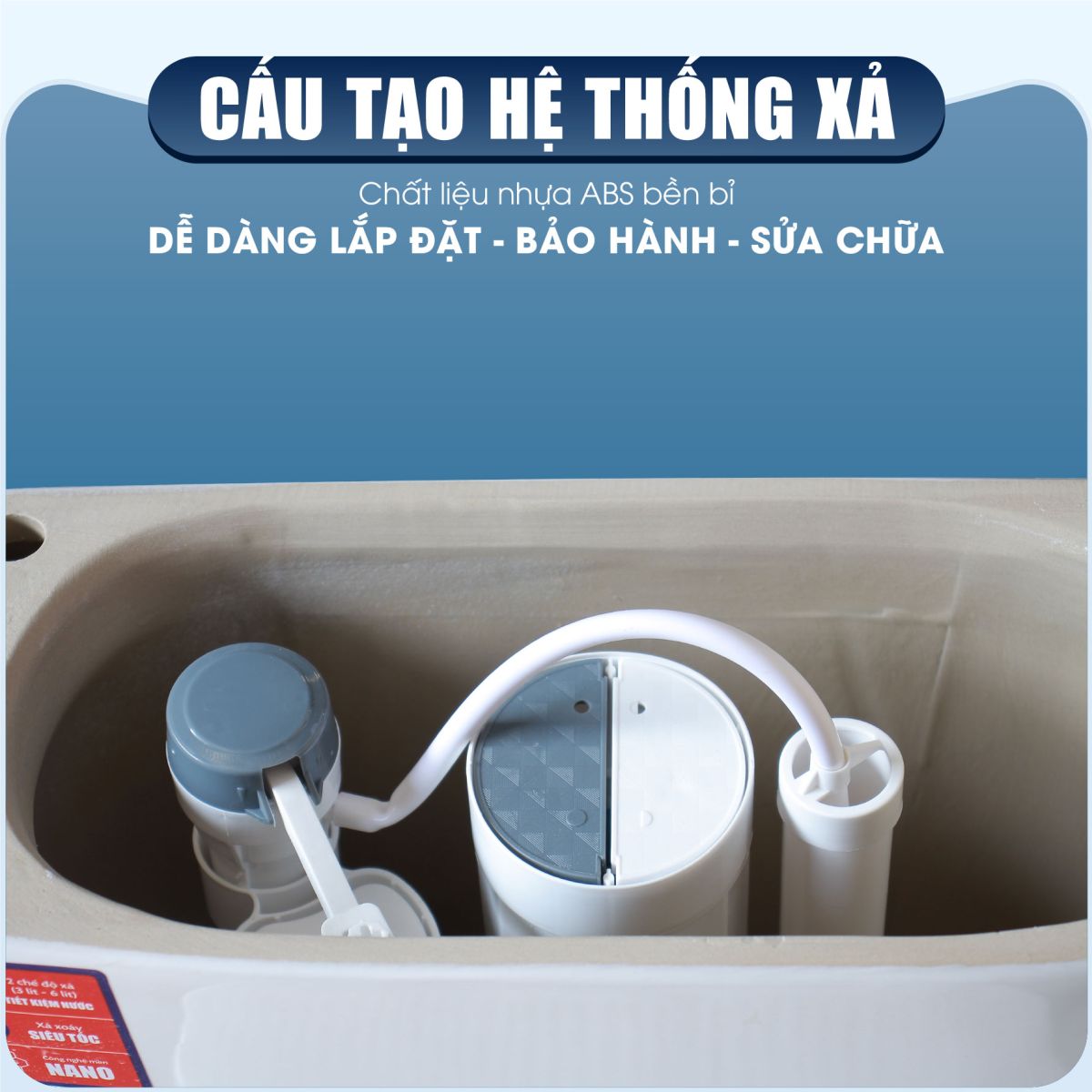 Bồn Cầu Sứ 1 Khối A-1992 8