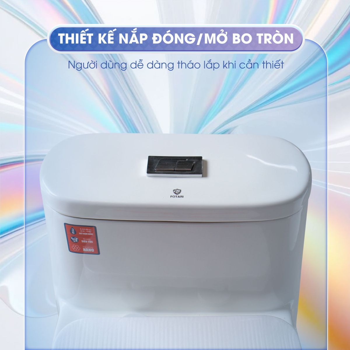Bồn cầu sứ A1995 4