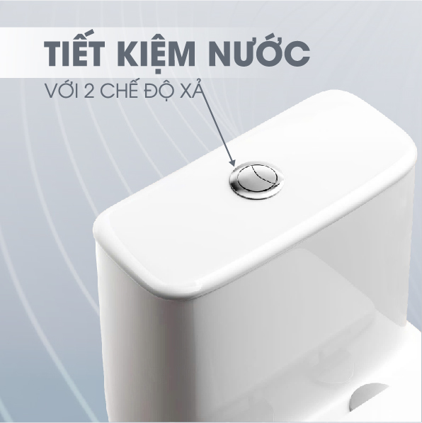 Bồn cầu nguyên khối nano ceramic A-1996