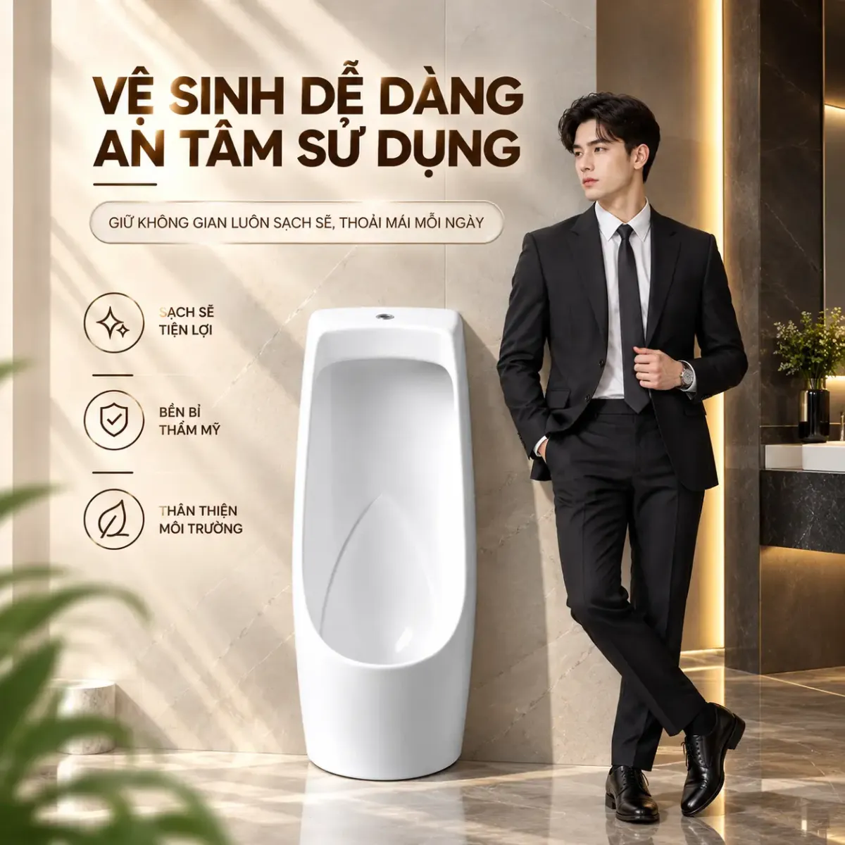 Bồn cầu nguyên khối nano ceramic BT01