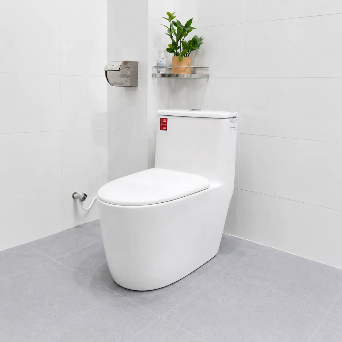 Bồn Cầu Nguyên Khối Nano Ceramic A-1996