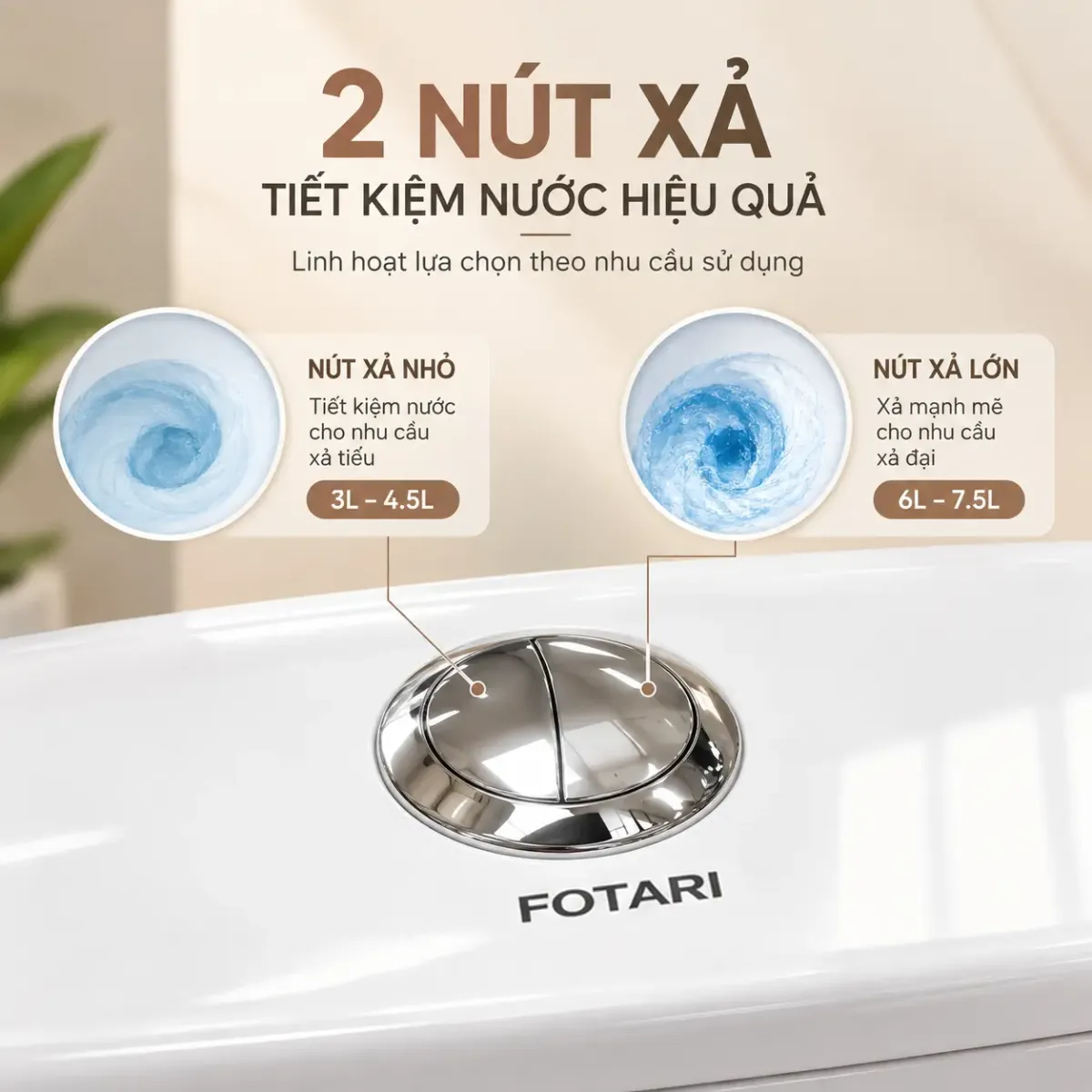 Bồn cầu nguyên khối nano ceramic A-1996