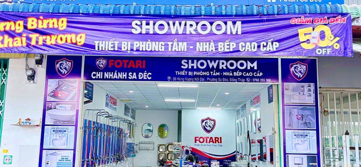 Showroom Thiết Bị Phòng Tắm Fotari Sa Đéc