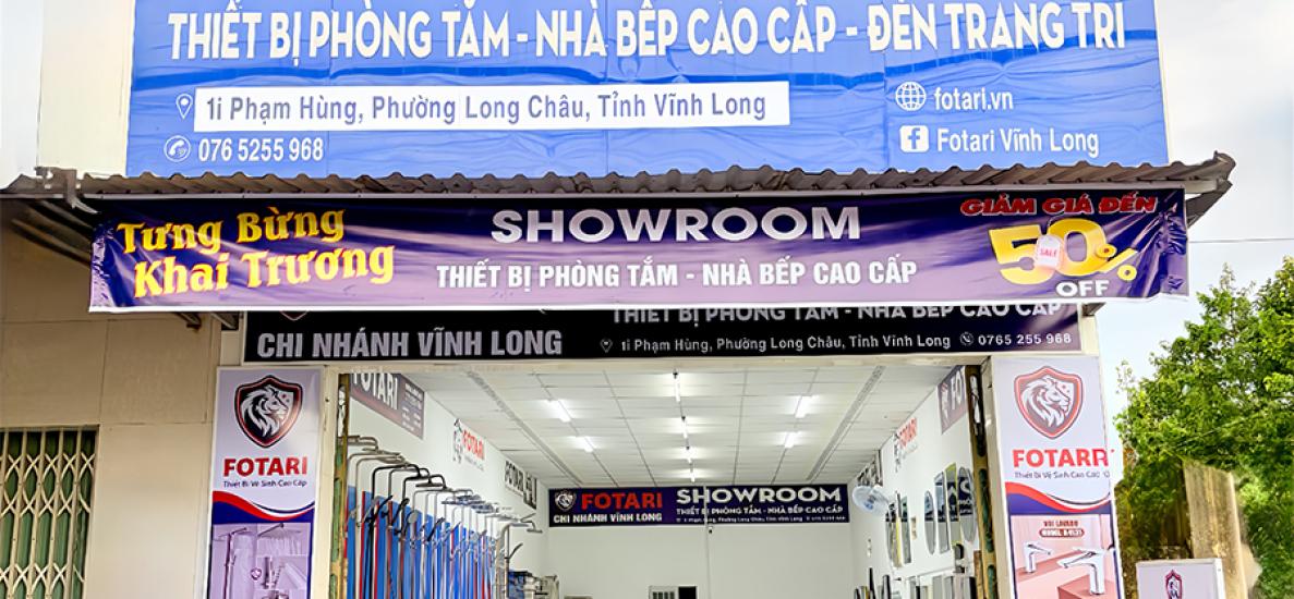 Showroom Thiết Bị Phòng Tắm Fotari Vĩnh Long