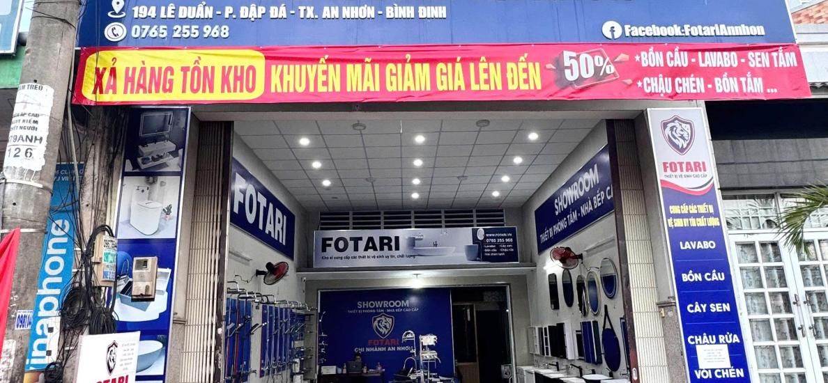 Showroom Thiết Bị Phòng Tắm Fotari An Nhơn