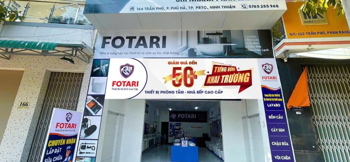 Showroom Thiết Bị Phòng Tắm Fotari Phan Rang - Tháp Chàm