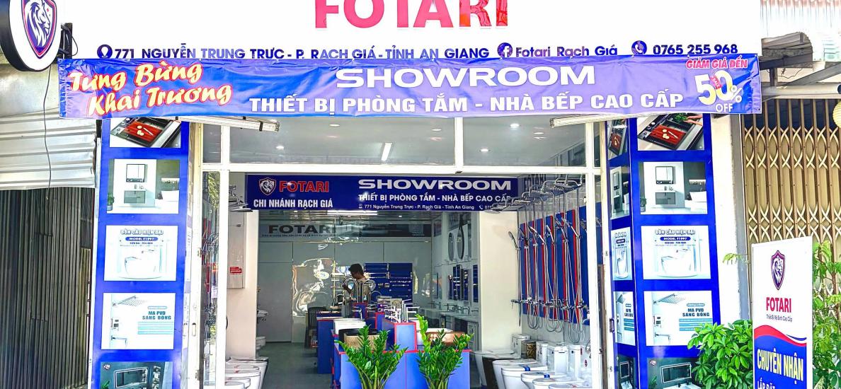 Showroom Thiết Bị Phòng Tắm Fotari Rạch Giá