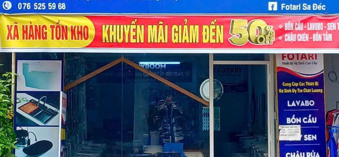 Showroom Thiết Bị Phòng Tắm Fotari Sa Đéc