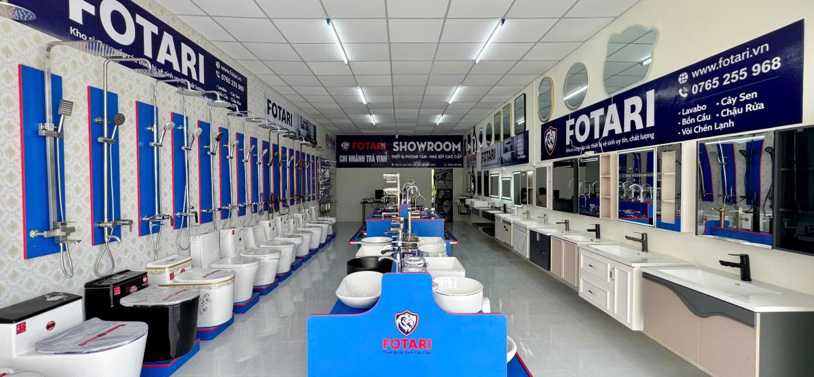 Showroom Thiết Bị Phòng Tắm Fotari Trà Vinh