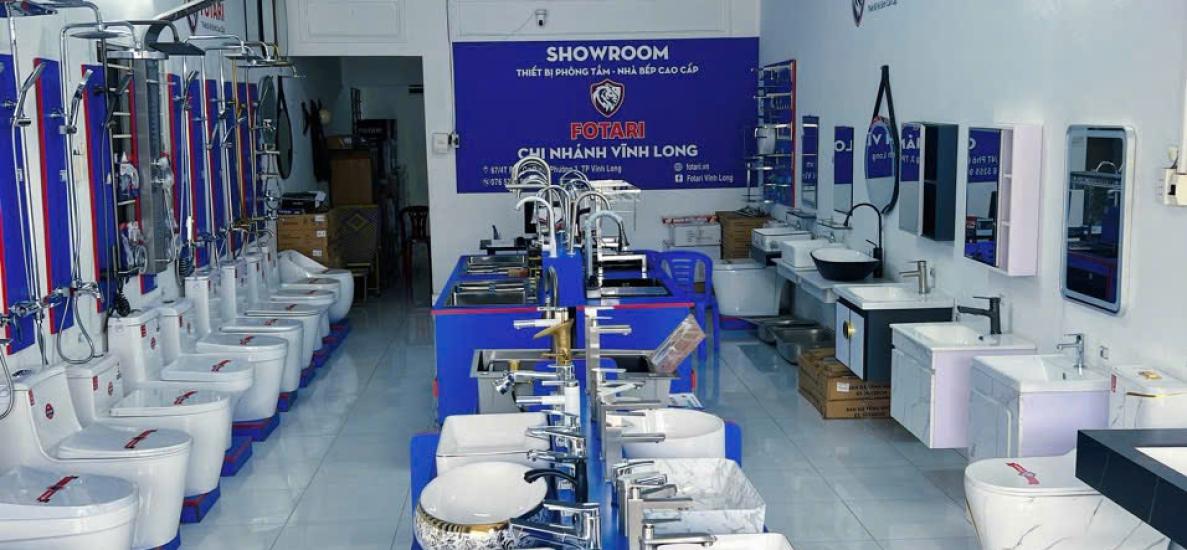 Showroom Thiết Bị Phòng Tắm Fotari Vĩnh Long