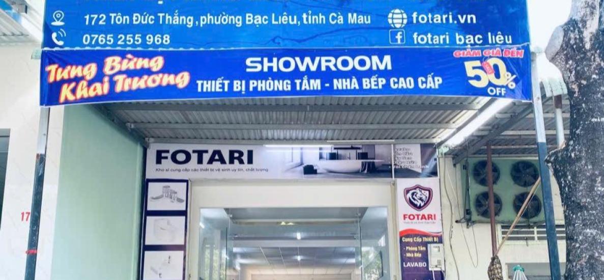 Showroom Thiết Bị Phòng Tắm Fotari Bạc Liêu