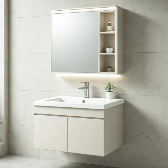 Tủ lavabo treo tường Kem Fotari TN-2080