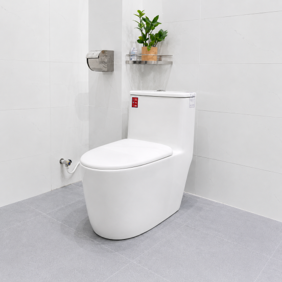 Bồn Cầu Nguyên Khối Nano Ceramic A-1996