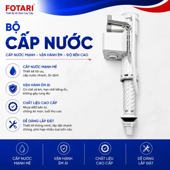 Bộ Cấp Nước Bồn Cầu Fotari