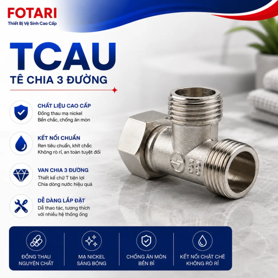 Van Chia Nước Fotari T Cầu