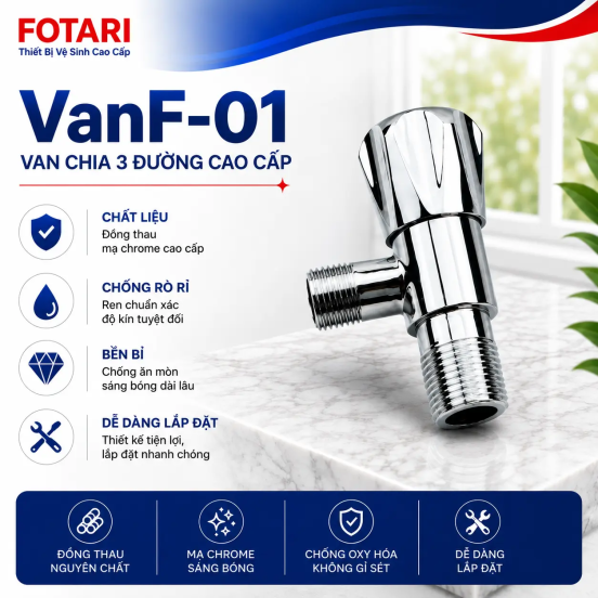 Van Chia Nước Fotari VanF01