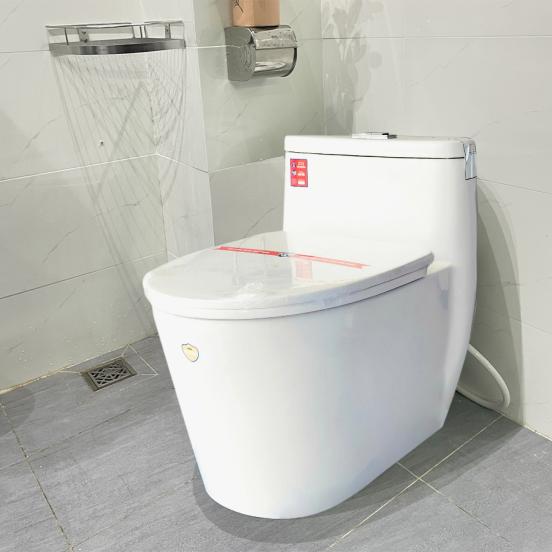 Bồn Cầu Sứ Nguyên Khối Nano Ceramic A-1995