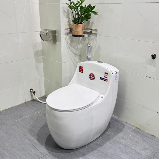 Bồn Cầu Sứ Fotari 1 Khối Nano Ceramic Model 1668