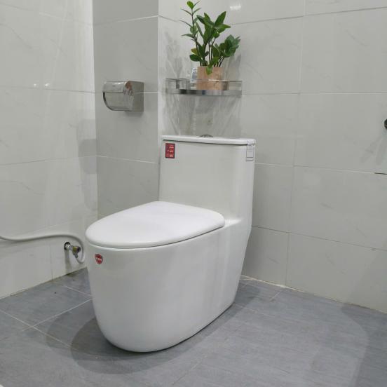 Bồn Cầu Nguyên Khối Nano Ceramic A-1996