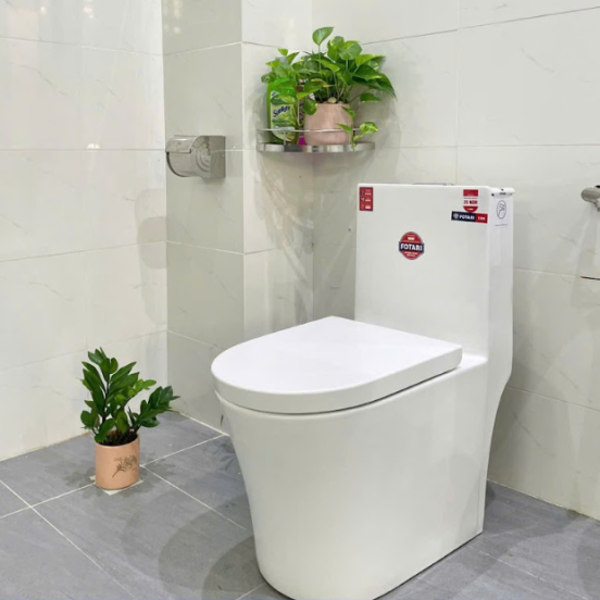 Bồn Cầu Sứ Nguyên Khối 1325