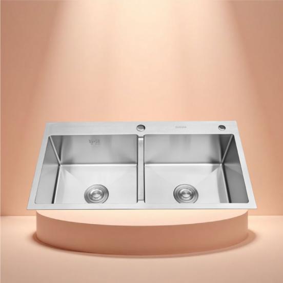 Bồn Rửa Chén Inox 304 2 Ngăn C-06