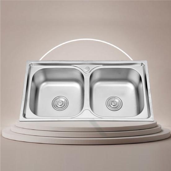 Chậu Rửa Chén 2 Ngăn Inox 304 Fotari C-09